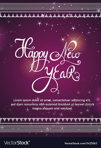 Happy New Year vector image