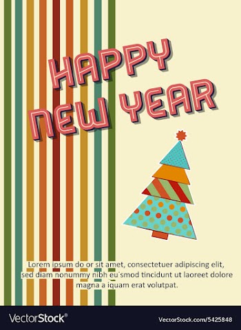 Happy New Year vector image