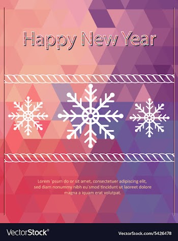 Happy New Year vector image