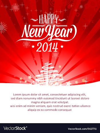 Happy New Year vector image