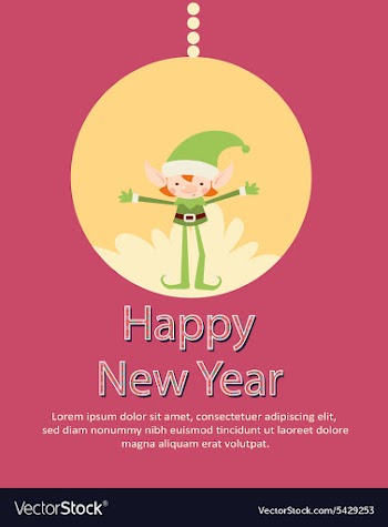 Happy New Year vector image