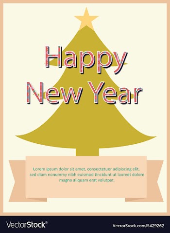 Happy New Year vector image