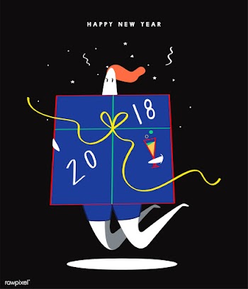 Happy New Years 2018 concept illustration | Free stock vector - 457329
