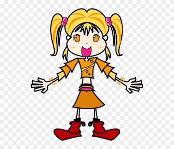 Happy, People, Smile, Woman, Yellow - Yellow Girl Clipart