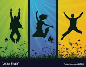 Happy people vector image