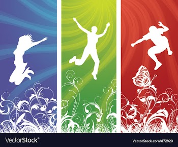 Happy people vector image