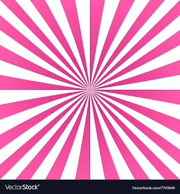 Happy pink ray stripes pattern background vector image