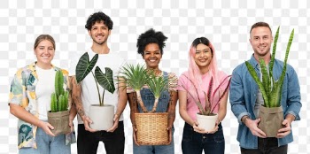 Happy plant parents mockup psd | Free stock illustration | High Resolution graphic