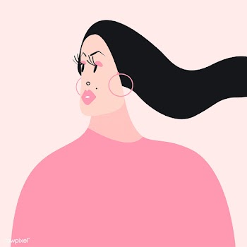 Happy plus size woman vector | Free stock vector - 462229