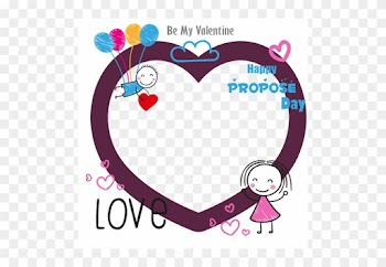Happy Propose Day Photo Frame With Custom Pics Maker - Propose Day Photo Frame