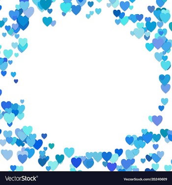 Happy random heart background design - valentines vector image