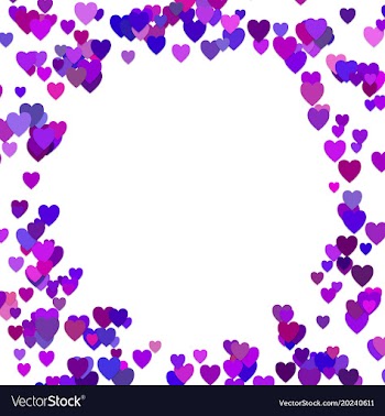 Happy random heart background design - valentines vector image