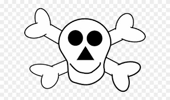 Happy Skull And Crossbones Clip Art At Clker - Clipart Skull And Crossbones
