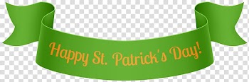 Happy St. Patrick's Day lace illustration, Saint Patrick's Day Web banner , St Patrick's Day Banner transparent background PNG clipart