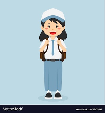 happy student ready go to school