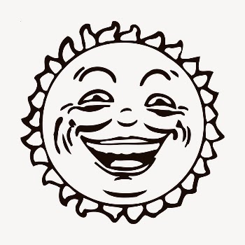 Happy sun clipart, vintage hand | Free Vector - rawpixel