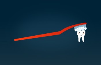  Happy Teeth - Toothbrush Brushing Happy Tooth 