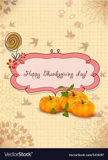 Happy thanksgiving day vector image