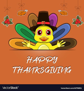 happy thanksgiving greeting card poster or flyer