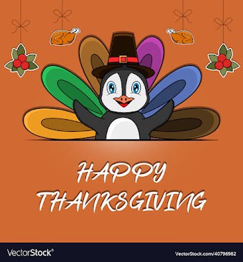 happy thanksgiving greeting card poster or flyer