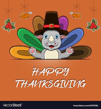 happy thanksgiving greeting card poster or flyer