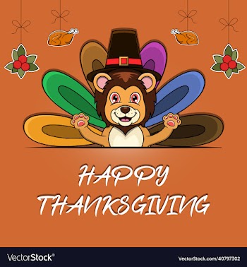 happy thanksgiving greeting card poster or flyer