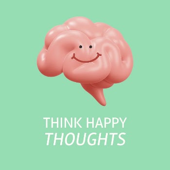 Happy thoughts Instagram post template, | Free PSD Template - rawpixel