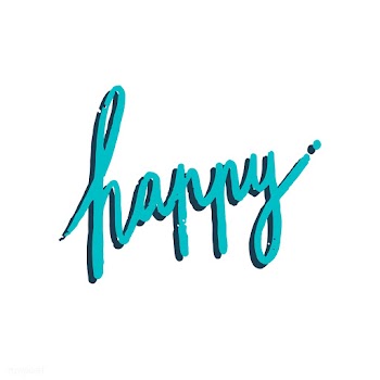 Happy typography vector in green | Free stock vector - 472439