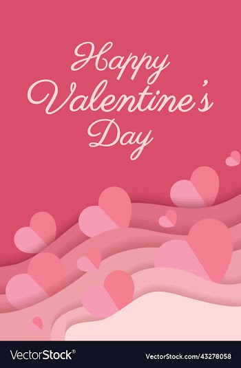 happy valentine day card or wedding card design