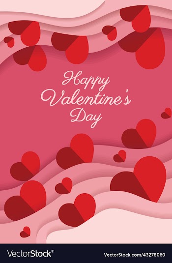 happy valentine day card or wedding card design