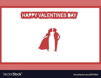 Happy valentine day vector image