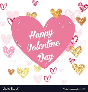 Happy valentine day vector image