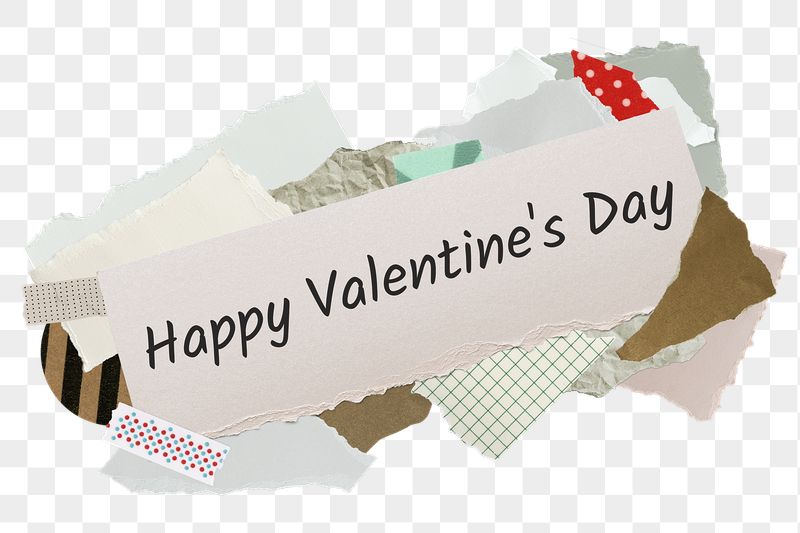 Happy Valentine's Day png word | Free PNG - rawpixel