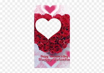 Happy Valentine´s Day With Valentine Camera, You Can - Four Letters... One Word