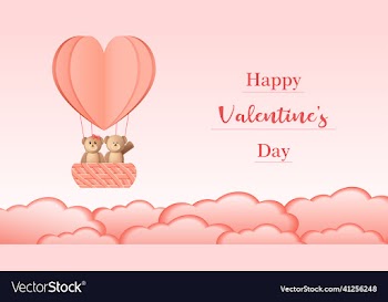 happy valentines day artwork created with cute