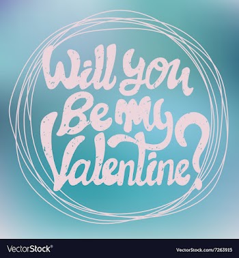  					Happy Valentines Day card design vector image														