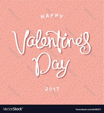 Happy valentines day design vector image