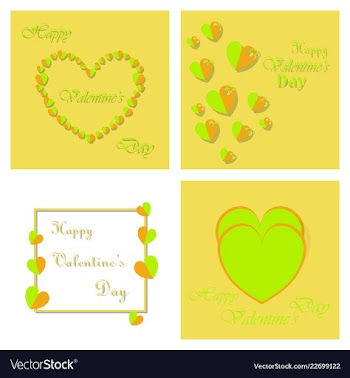 Happy valentines day greeting card beautiful love vector image