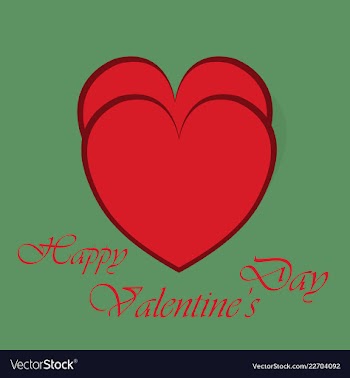 Happy valentines day greeting card beautiful love vector image