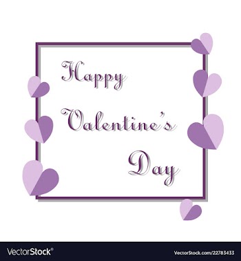 Happy valentines day greeting card beautiful love vector image