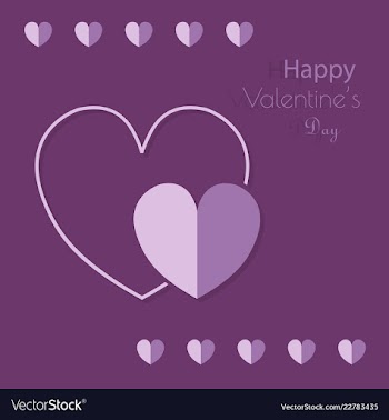 Happy valentines day greeting card beautiful love vector image