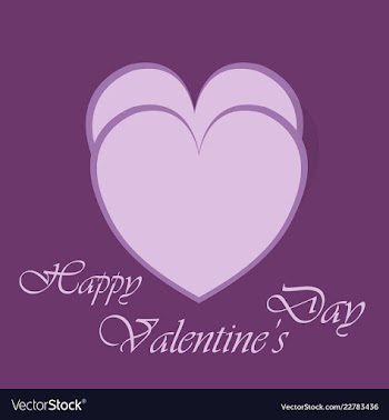 Happy valentines day greeting card beautiful love vector image