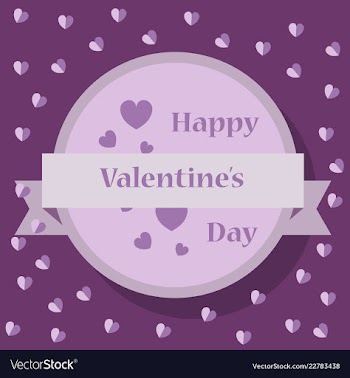 Happy valentines day greeting card beautiful love vector image
