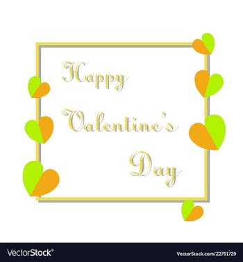 Happy valentines day greeting card beautiful love vector image