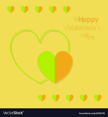 Happy valentines day greeting card beautiful love vector image
