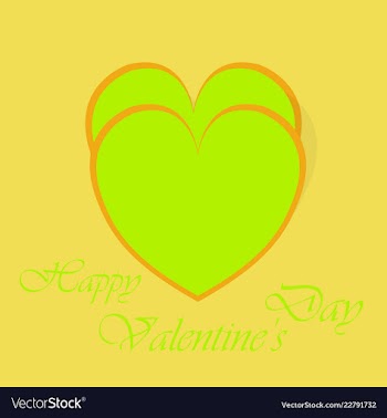 Happy valentines day greeting card beautiful love vector image