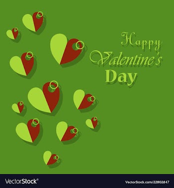 Happy valentines day greeting card beautiful love vector image