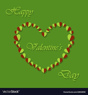 Happy valentines day greeting card beautiful love vector image