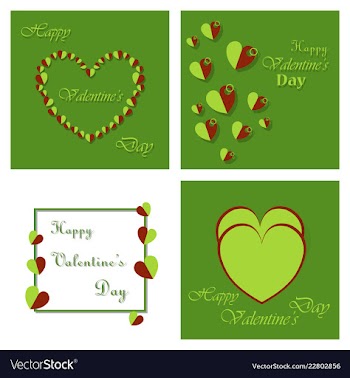 Happy valentines day greeting card beautiful love vector image