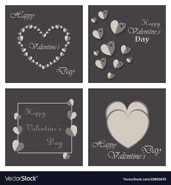 Happy valentines day greeting card beautiful love vector image